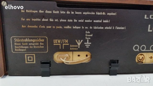 Радио Loewe Opta R 121, снимка 5 - Радиокасетофони, транзистори - 29952016
