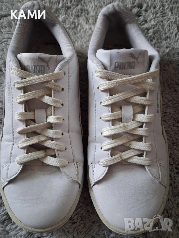 PUMA оригинални детски кожени маратонки 35.5, снимка 4 - Детски маратонки - 54199395