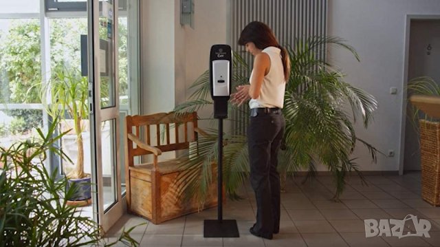 IKRA Touchless Care 2в1 поставка за дезинфекция и дозатор за сапун, включително 3x FFP2 маска, снимка 12 - Други - 39976723