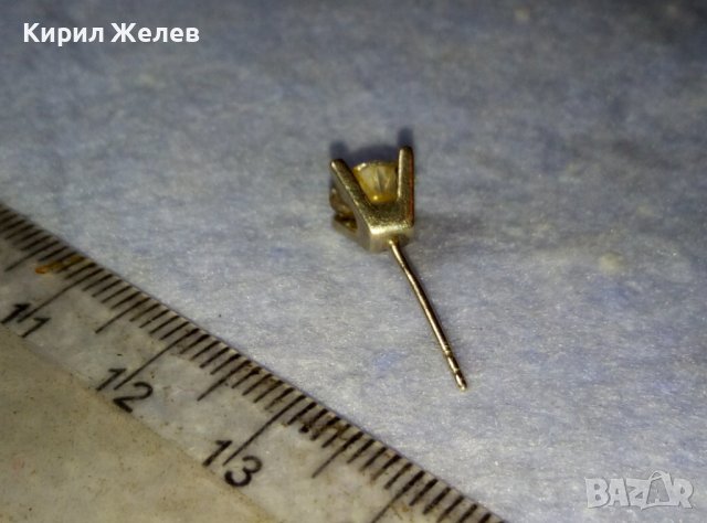 СТРЕБЪРНА ОБЕЦА с ГОЛЯМ ЮВЕЛИРНО ФАСЕТИРАН БЛЕСТЯЩ ПЛАНИНСКИ КРИСТАЛ 39945, снимка 12 - Обеци - 42404168