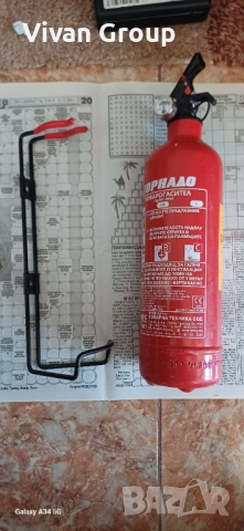 Пожарогасител Торнадо 1 кг, снимка 2 - Аксесоари и консумативи - 52273603