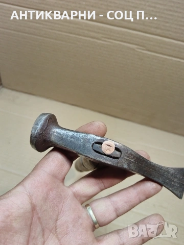 Соц Стар Обущарски Чук 0.420кг. НОМЕР 978., снимка 9 - Антикварни и старинни предмети - 53940400