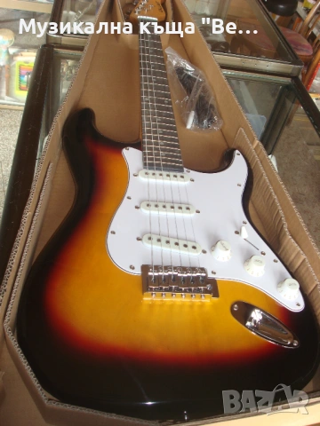 Електрическа китара с кабел и тремоло, снимка 13 - Китари - 47839432