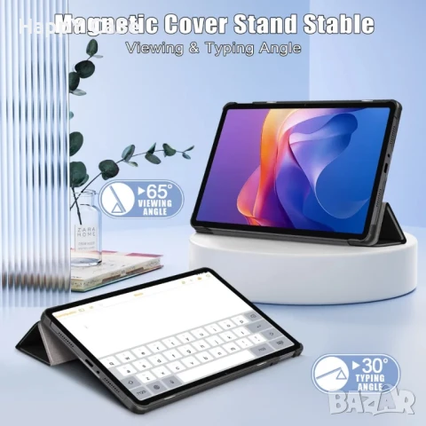 Xiaomi Redmi Pad 2 11" 2025 / Кожен смарт кейс калъф за таблет, снимка 10 - Таблети - 50885908