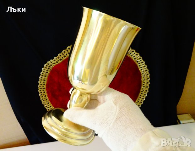 Бронзов бокал за вино,чаша за вино 400 мл. , снимка 7 - Антикварни и старинни предмети - 37996816