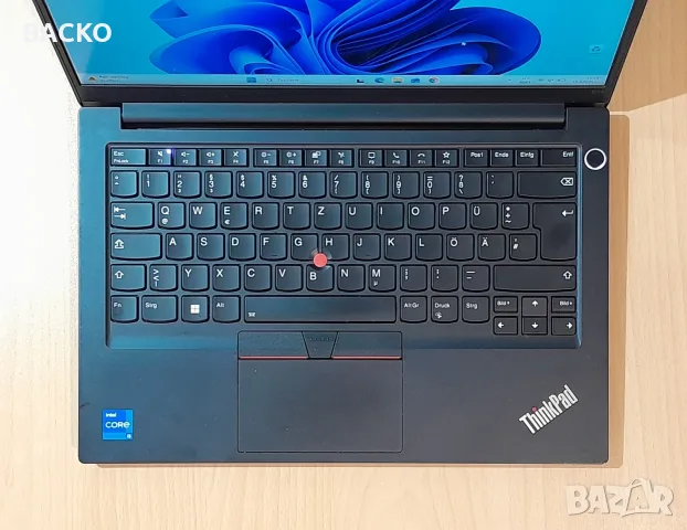 Лаптоп LENOVO E14 / I5-1135G7 / 8GB DDR4 / 256 NVME, снимка 2 - Лаптопи за работа - 56056110