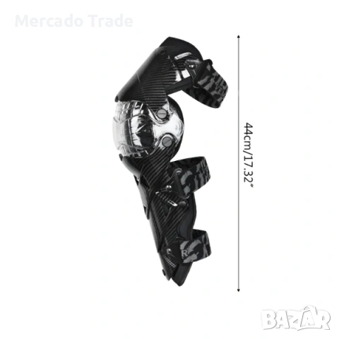 Комплект наколенки за мотор Mercado Trade, Карбон, снимка 4 - Аксесоари и консумативи - 54284449