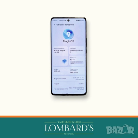 Honor Magic 6 Lite 256GB, N: 44169280, снимка 2 - Други - 53971958