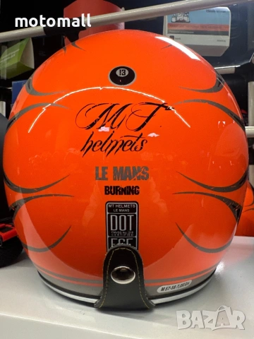 Чопърска скутерска каска мат гланц ретро стил с очила , снимка 4 - Аксесоари и консумативи - 53377879