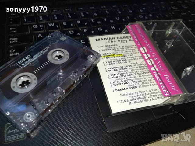 MARIAH CAREY 93/94 THE VERY BEST 1409221742, снимка 18 - Аудио касети - 38003282