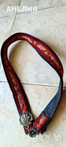 Колан етно с пафти, снимка 2 - Антикварни и старинни предмети - 36824678