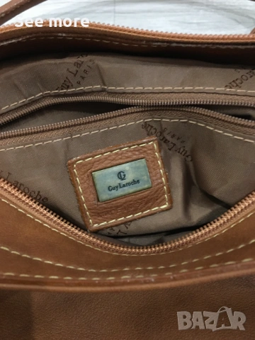 Guy Laroche чанта естествена кожа, снимка 13 - Чанти - 54001524