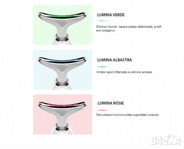 Многофункционален уред за лице и шия – лифтинг, масаж и грижа против стареене, снимка 4 - Други - 52098117