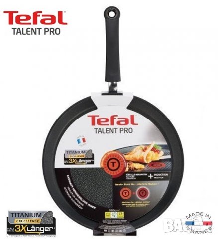 Тиган за палачинки Tefal Talent Pro / PAN INDUCTION, снимка 3 - Съдове за готвене - 29814883