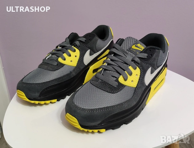 Нови Nike Air Max 90 Smoke Grey / Light Lemon Twist Номер 40 , снимка 4 - Маратонки - 53102759