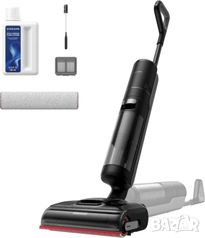 Прахосмукачка за Сухо и Мокро Dreame H15S 21000Pa, AI рамо, 180° Плосък Дизайн, Самопочистване 90°C!