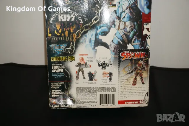 Рядка Фигура 1998 McFarlane Spawn IV Unmasked Series 12 Action Figure With 5 Weapons NEW SEALED, снимка 18 - Колекции - 56241982