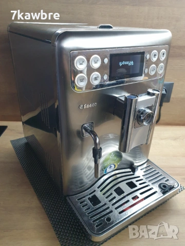 Saeco Exprelia EVO - внос с Бг меню , с консумативи и кана за мляко, снимка 8 - Кафемашини - 53060227
