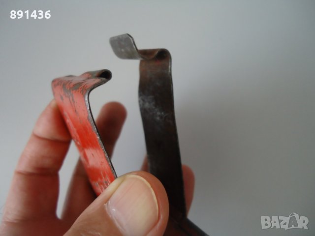 Стара стоманена скоба инструмент, снимка 4 - Стяги - 29976095