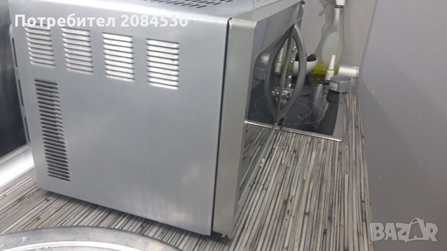 Микровълнова печка с грил/инокс, снимка 2 - Микровълнови - 34279943