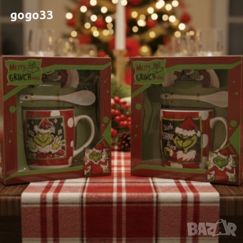 коледен подаръчен комплект , снимка 2 - Чаши - 52587806