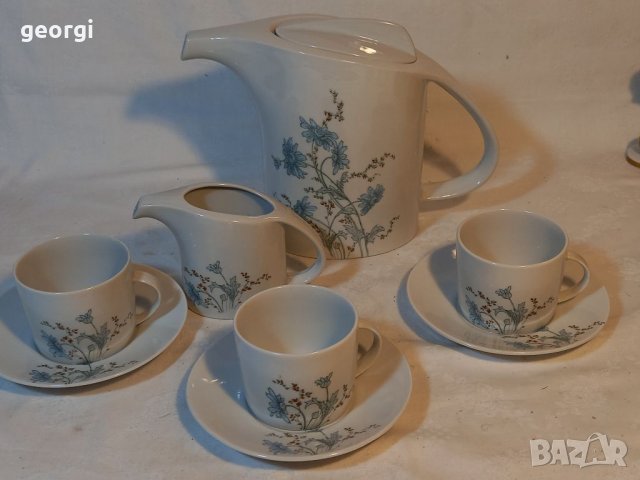 Български порцеланов сервиз за чай кафе 
