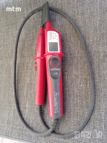 Двуполюсен тестер за напрежение Benning DUSPOL Digital - IP65 LCD 1-1000 V AC/ 1-1200 V DC, снимка 2 - Други инструменти - 52150226