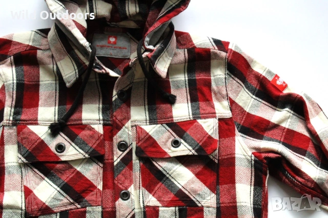 ENGELBERT STRAUSS hooded shirt Roughtough - мъжка риза-яке, размер L, снимка 2 - Екипировка - 53236424