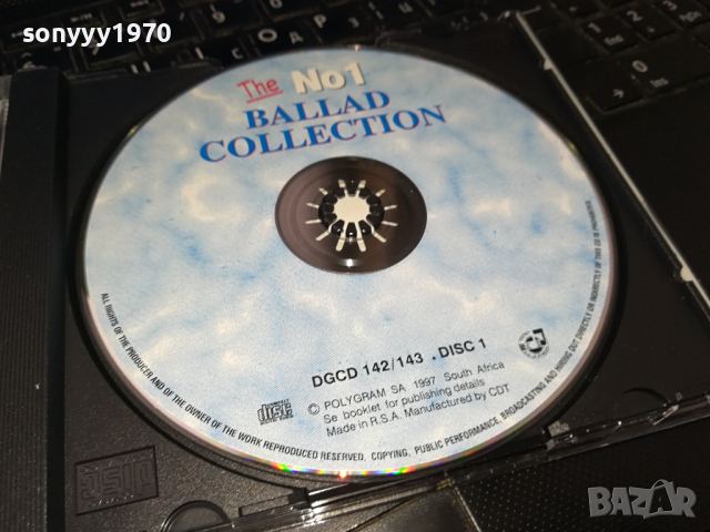 THE No1 BALLAD COLLECTION CD 0303240801, снимка 4 - CD дискове - 44580026