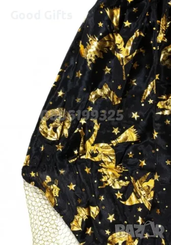 Детска рокля на Вещица, Детски Костюм на Вещица за Хелоуин с Шапка
, снимка 3 - Детски рокли и поли - 47673978