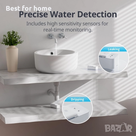 SwitchBot WiFi сензор за вода, снимка 3 - Друга електроника - 51452298