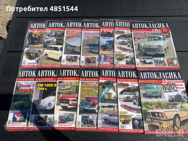 Списания „Автокласика & Мотоциклети“ – единични броеве