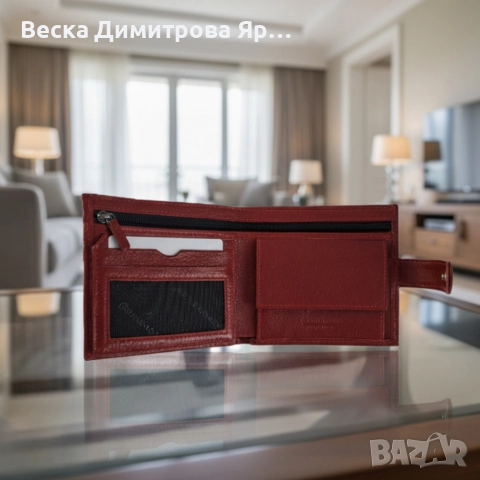 Луксозен кожен портфейл - всички документи и пари на едно място, снимка 2 - Портфейли, портмонета - 52646894
