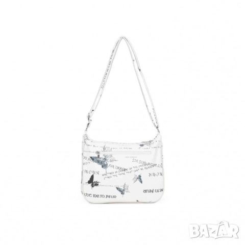 Дамска чанта с артистичен принт и регулируема дръжка, снимка 4 - Чанти - 52138008