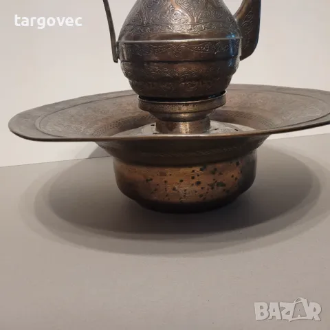 Красив меден ибрик, снимка 4 - Антикварни и старинни предмети - 47402774