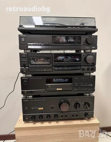 🔈ТОП колекционерски аудио сет TECHNICS - Class AA - усилвател, триглав дек, CD, тунер и грамофон🔈