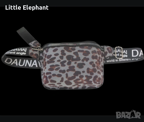 ​🐆 Стилна чанта за кръст (бананка) с леопардов принт/нова