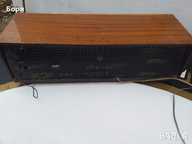 " Мелодия 16" Лампово радио , снимка 10 - Радиокасетофони, транзистори - 31184006