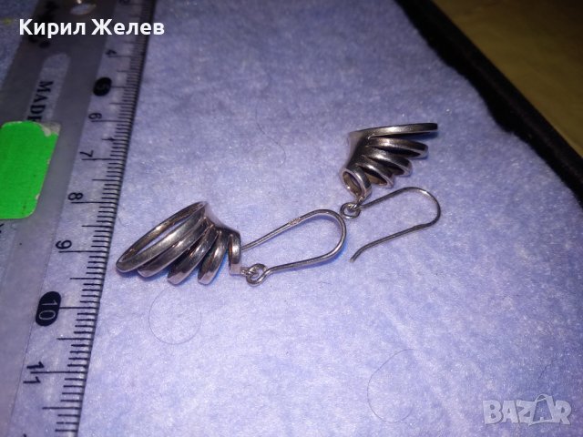 ПРЕКРАСНИ СПИРАЛОВИДНИ СРЕБЪРНИ ФЕШЪН - АРТ ОБЕЦИ СРЕБРО 925 ДИЗАЙНЕРСКА ИЗРАБОТКА 34437, снимка 11 - Обеци - 39535592