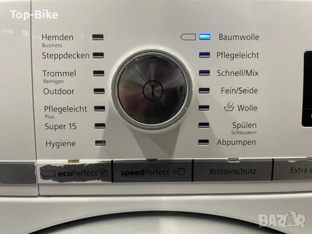 Пералня Siemens iQ 700 varioPerfect 8 кг 1600об./мин А+++, снимка 6 - Перални - 53889181