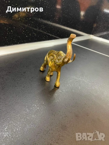 месингово слонче, снимка 4 - Антикварни и старинни предмети - 51020105