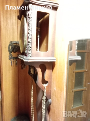 Германски стенен часовник Hermle, снимка 6 - Антикварни и старинни предмети - 52688070