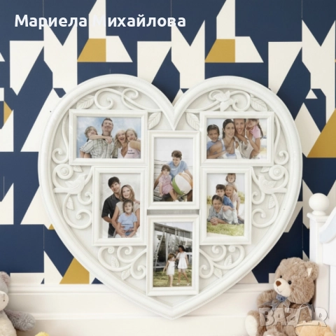 Рамка за снимки сърце - любимите снимки на едно място., снимка 5 - Други стоки за дома - 52245253