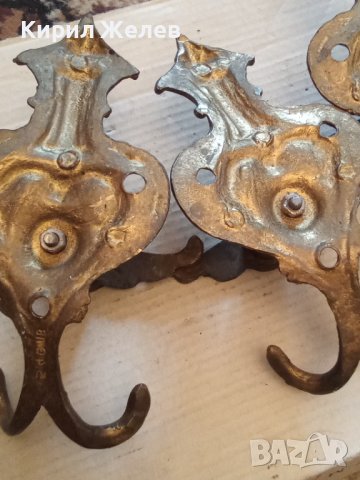 Закачалки стари бронзови 34204, снимка 6 - Колекции - 38815486