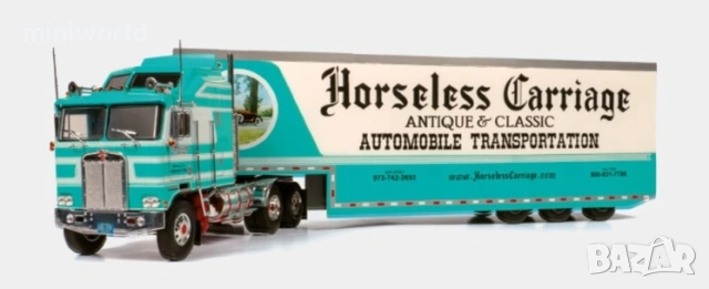 Kenworth K100 "Horseless Carriage" 1976 - мащаб 1:43 на IXO\Altaya моделът е нов в кутия, снимка 12 - Колекции - 54110273