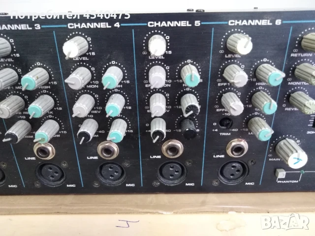 усилвател SAMSON S6 MIXER , снимка 3 - Ресийвъри, усилватели, смесителни пултове - 51126902