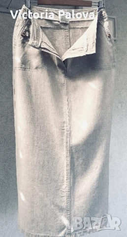 Модерна кройка пола FRANCO CALLEGARI груб лен