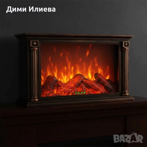 Лед камина с тлеещи въглени , снимка 4 - Камини - 52807494