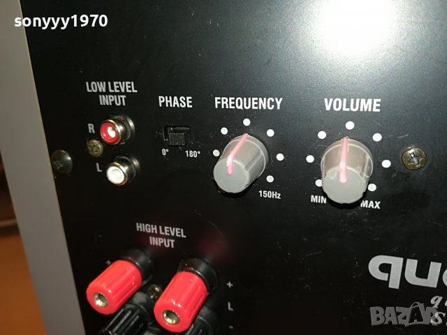 QUADRAL QUINTAS SUBWOOFER-GERMANY 1405222024, снимка 14 - Тонколони - 36761158