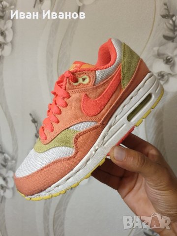 оригинални маратонки  Nike  Air Max 1 Melon номер 35,5 -36 , снимка 9 - Маратонки - 36275172